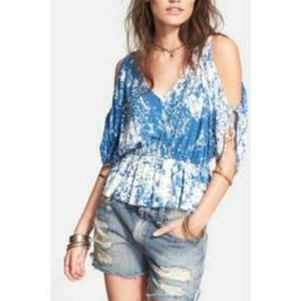 Free People Open Shoulder Top